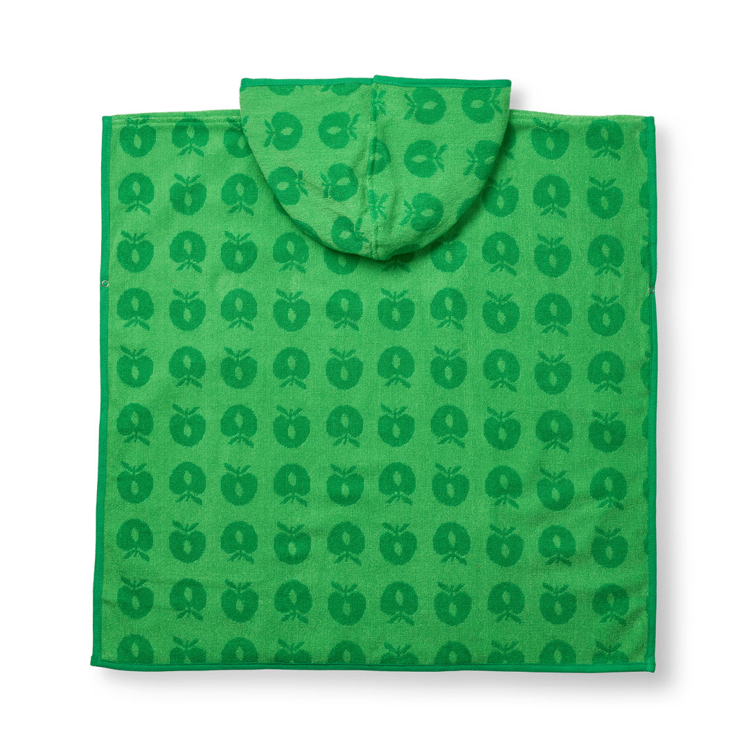 Badeponcho mit Äpfeln