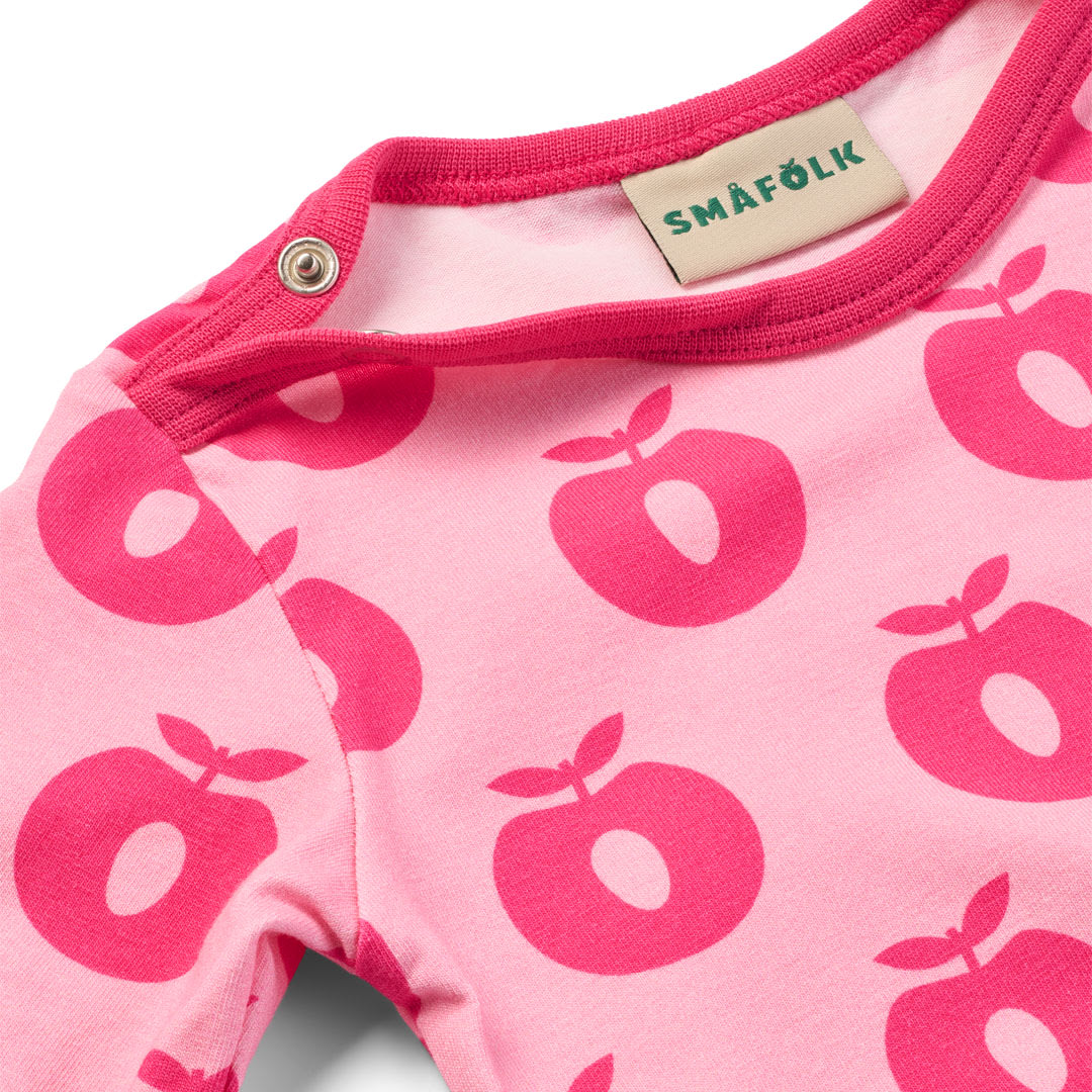 Elstar Langärmliger Baby Body mit Äpfeln