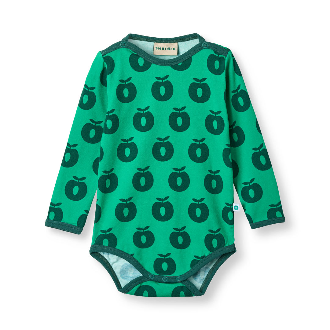 Elstar Langärmliger Baby Body mit Äpfeln