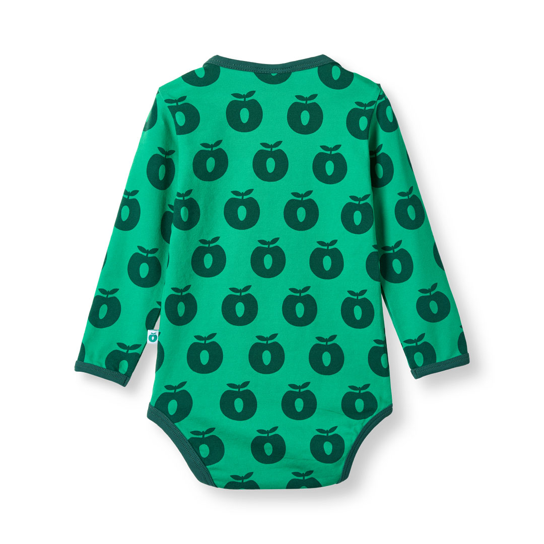 Elstar Langärmliger Baby Body mit Äpfeln