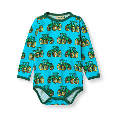 Elstar Langärmliger Baby Body mit Traktor