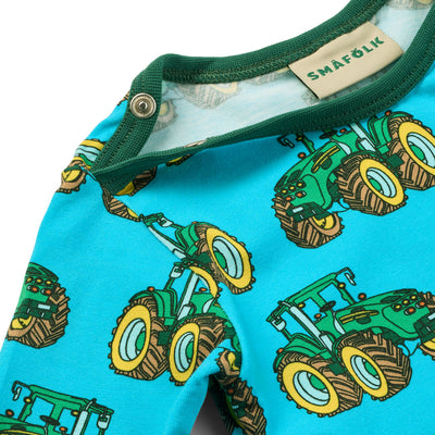 Elstar Langärmliger Baby Body mit Traktor