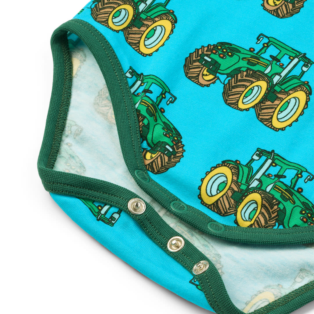 Elstar Langärmliger Baby Body mit Traktor
