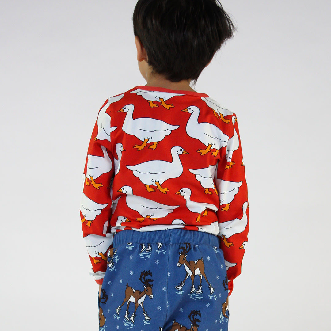 Langarmshirt mit Gänse