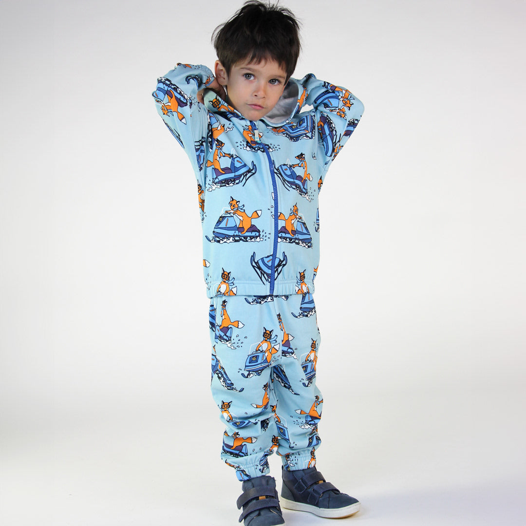 Kapuzenpullover mit Schneemobil