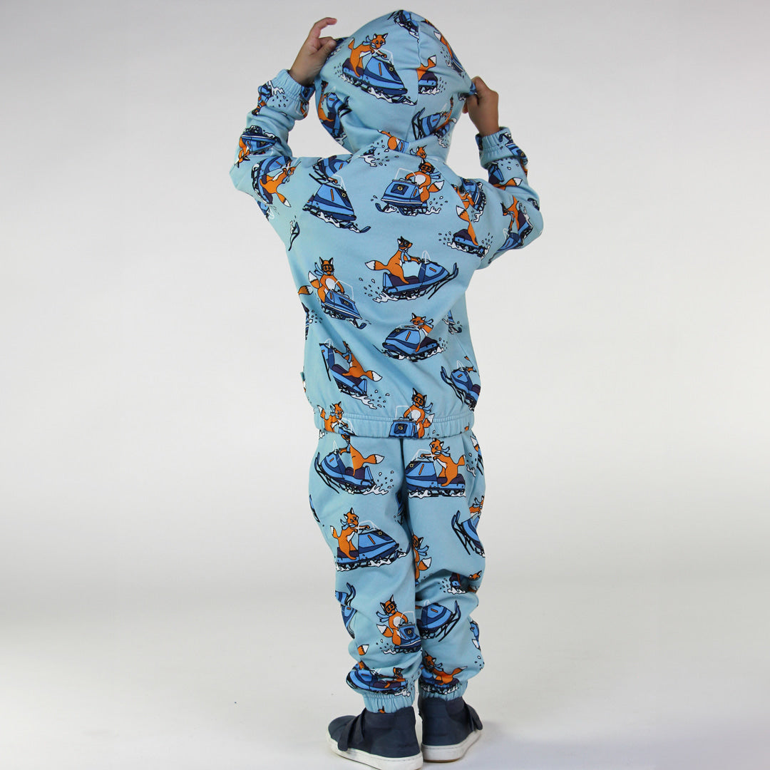 Kapuzenpullover mit Schneemobil