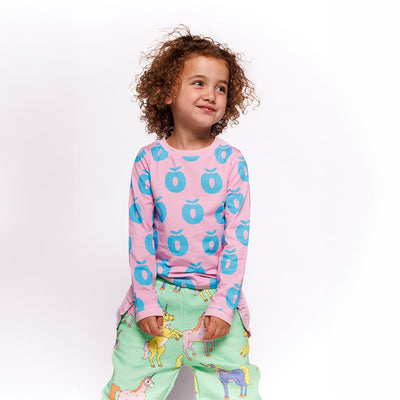 Langarmshirt mit Äpfeln