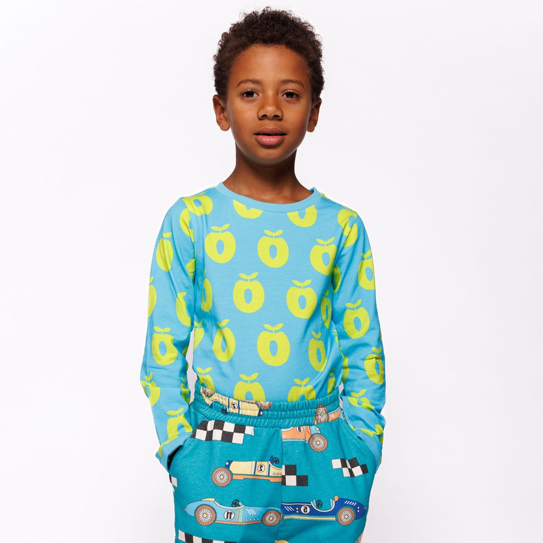 Langarmshirt mit Äpfeln