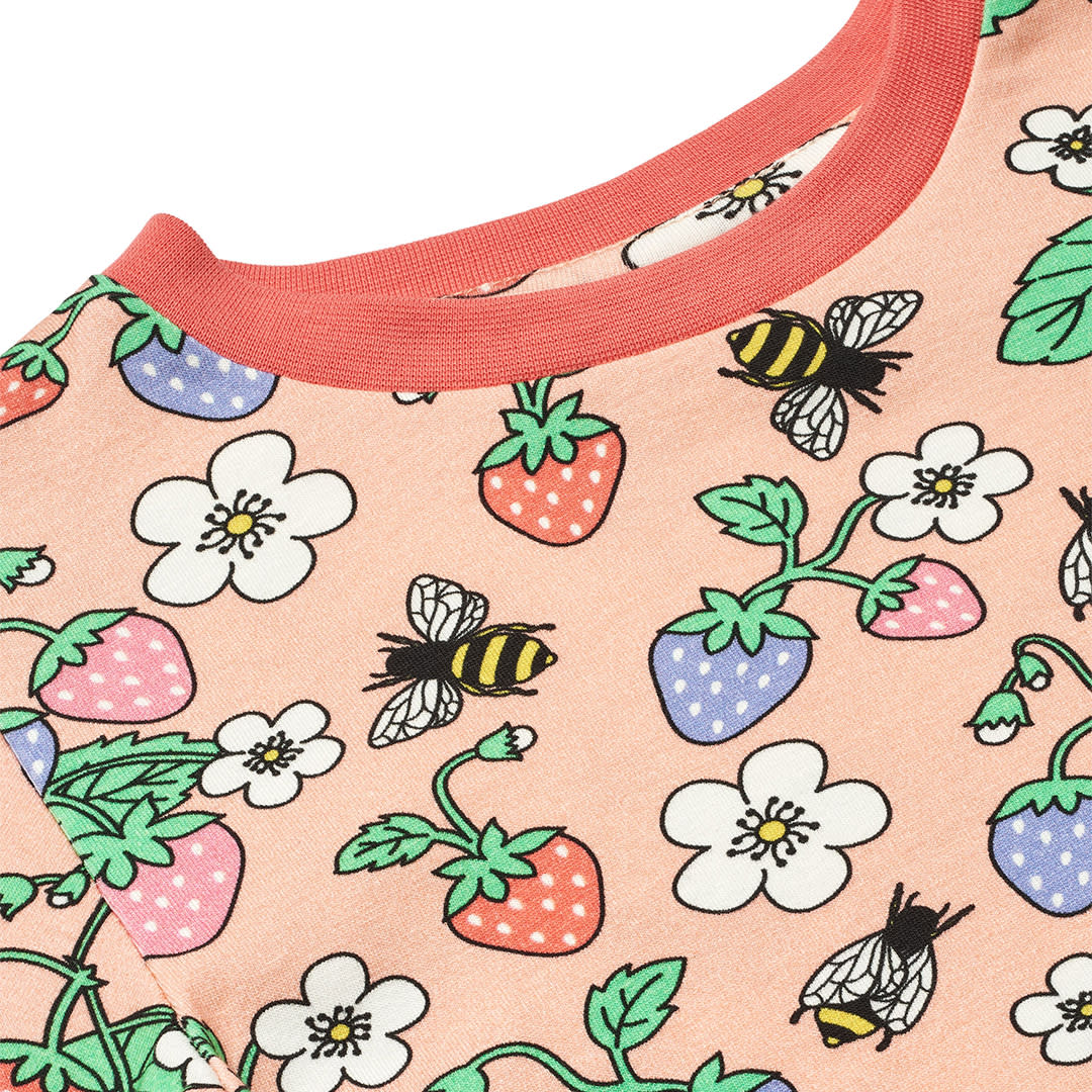 Langarmshirt mit Erdbeere