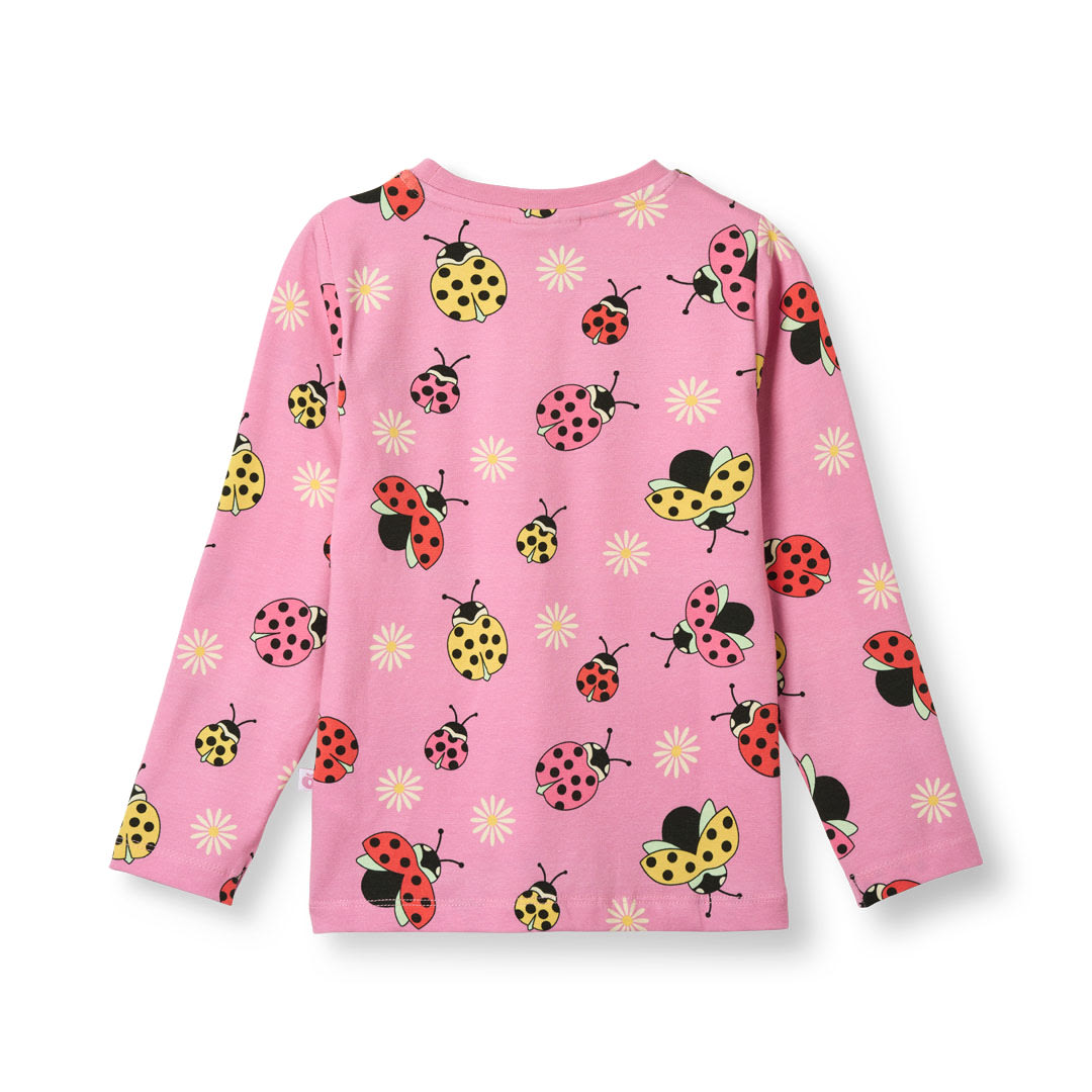 Langarmshirt mit Marienkäfern