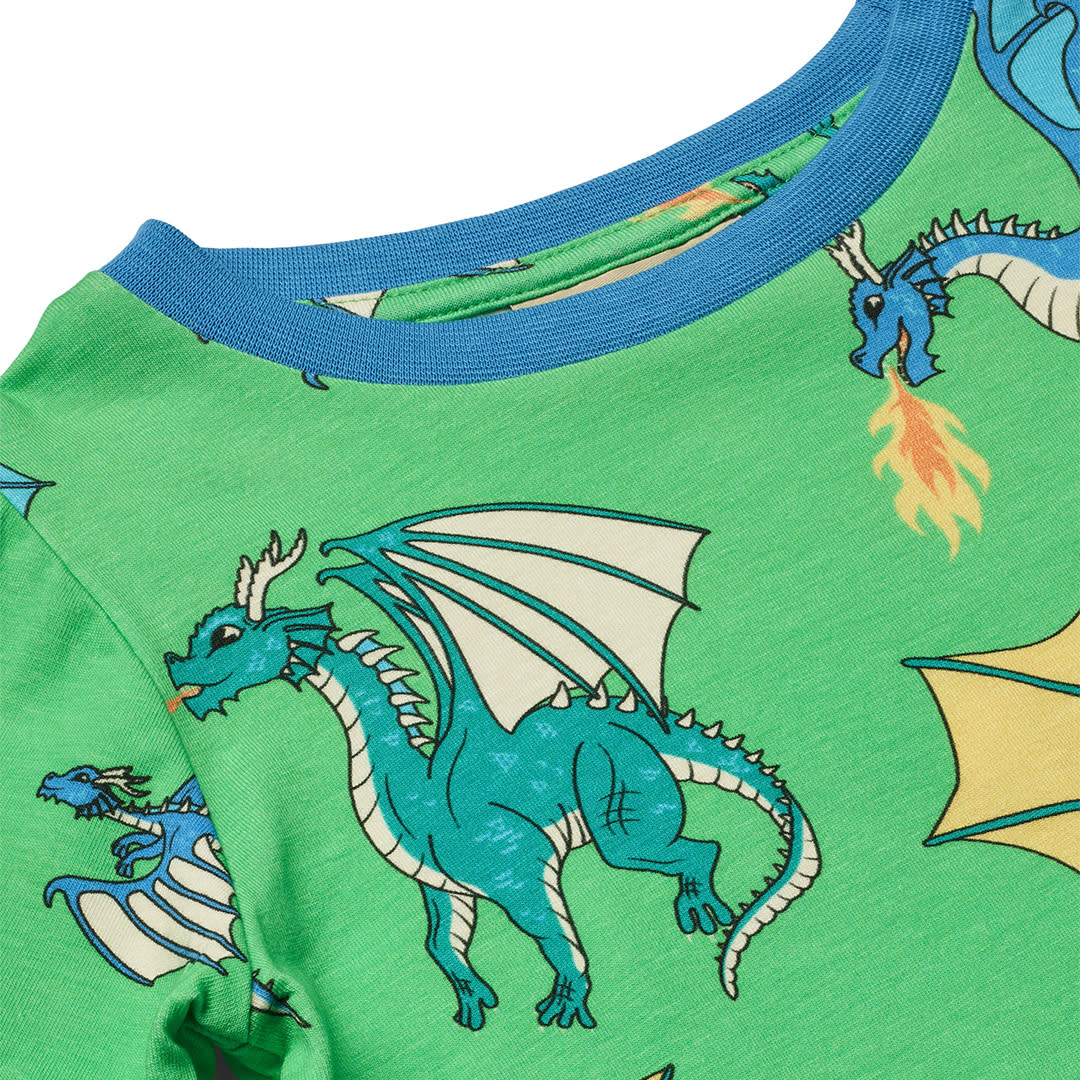 Langarmshirt mit fliegenden Drachen