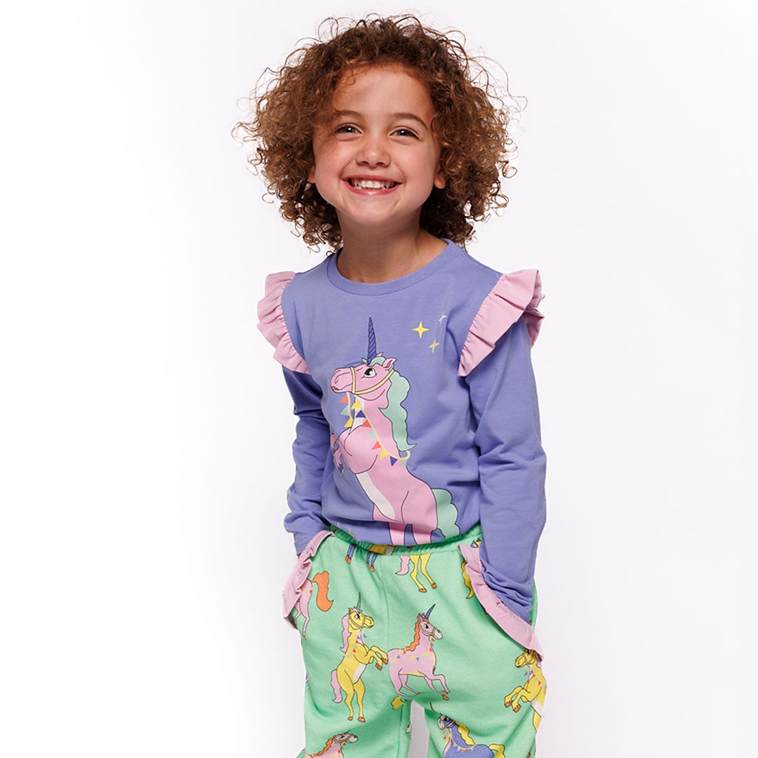 Langarmshirt mit Einhorn