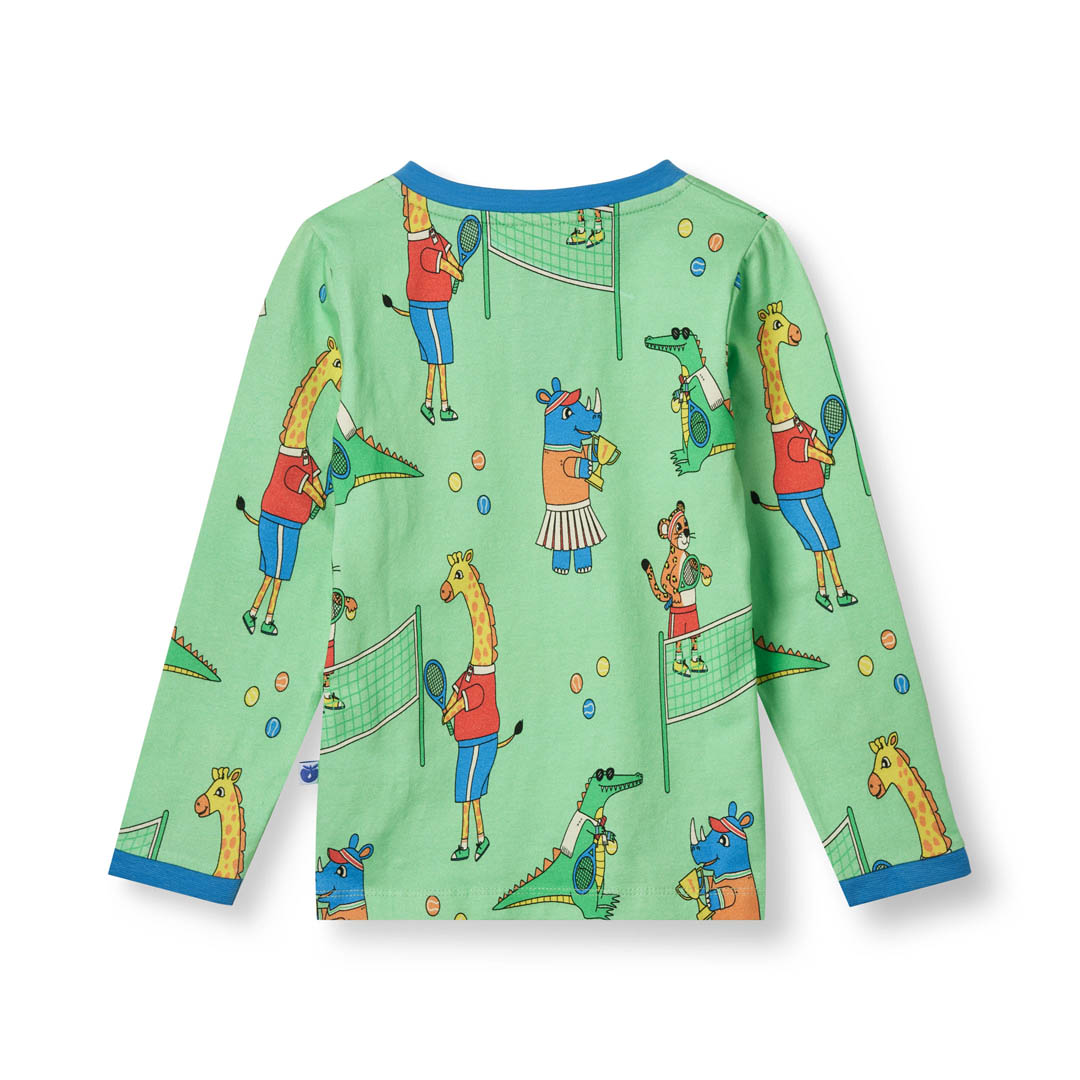 Langarmshirt mit Tennisspiel