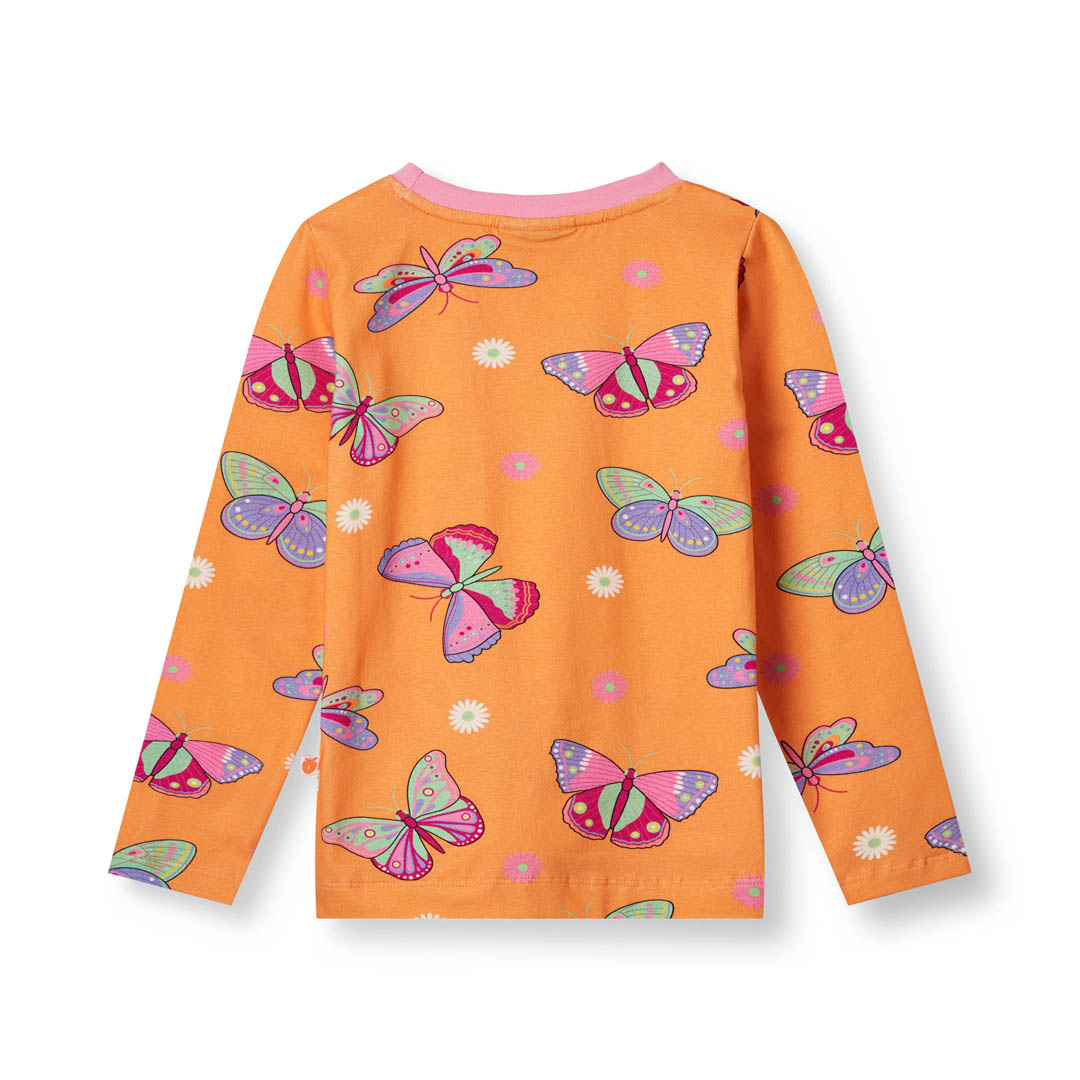 Langarmshirt mit Schmetterlingen