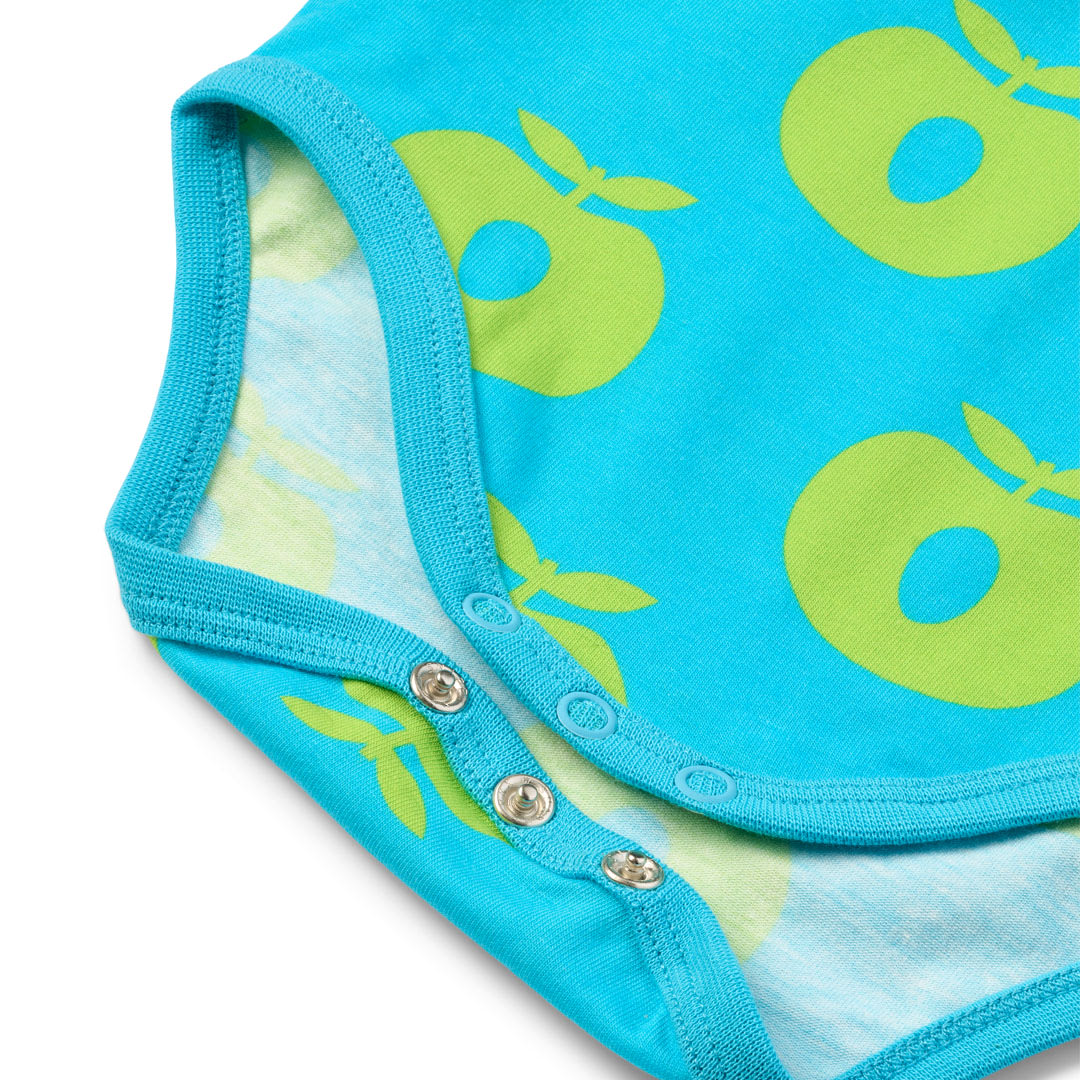 Langärmliger Baby Body mit Äpfeln