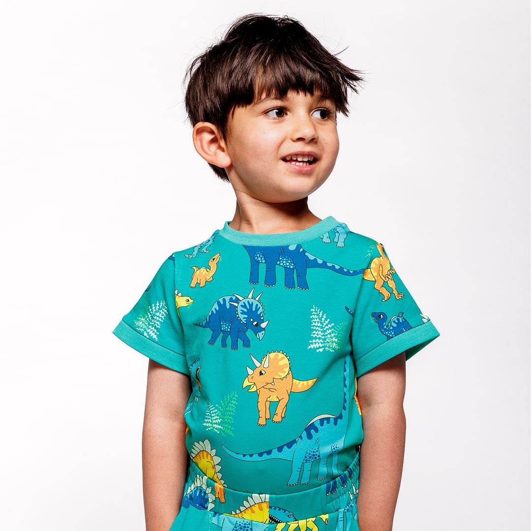 T-shirt mit Dinosauriern