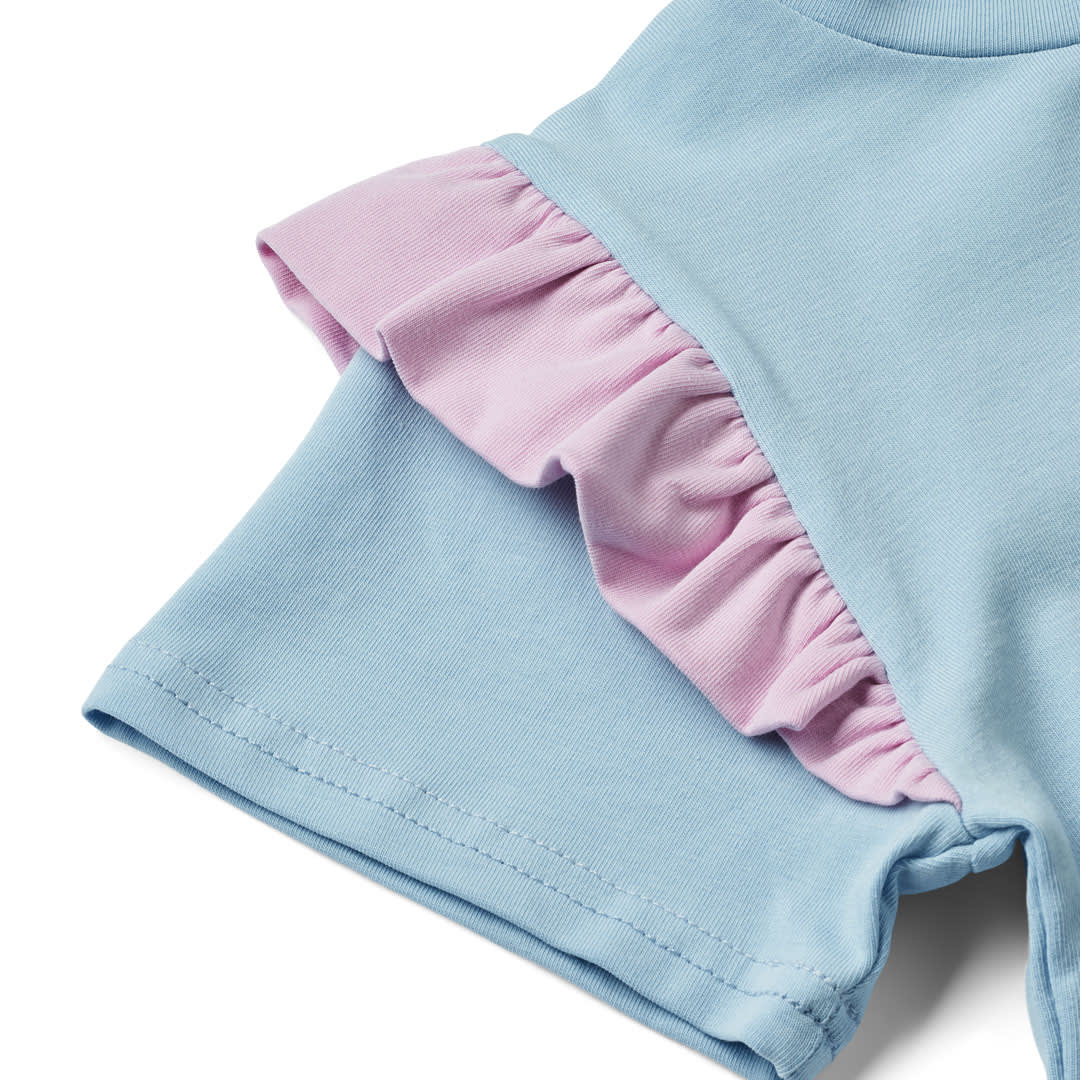 T-shirt mit Meerjungfrau und Delphin