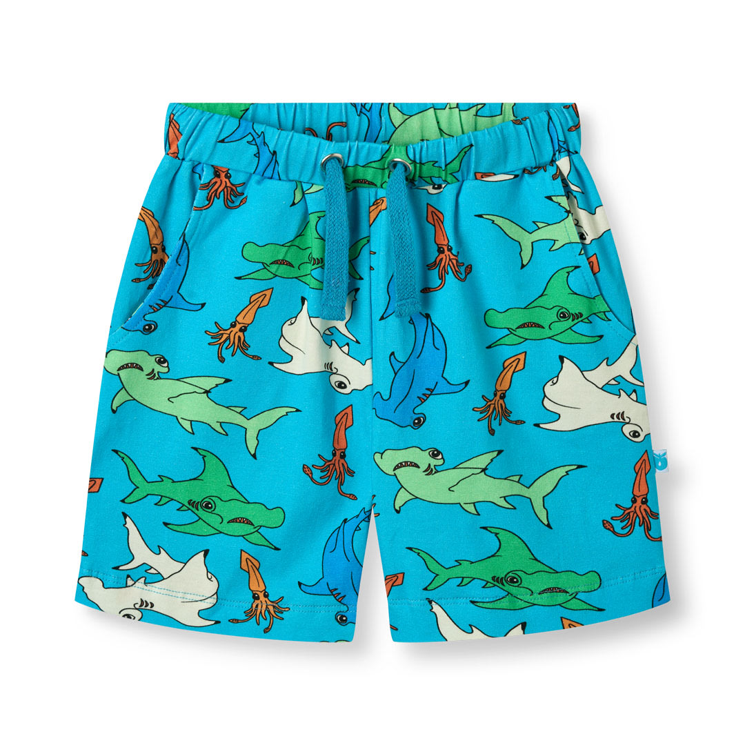 Shorts mit Hammerhaien