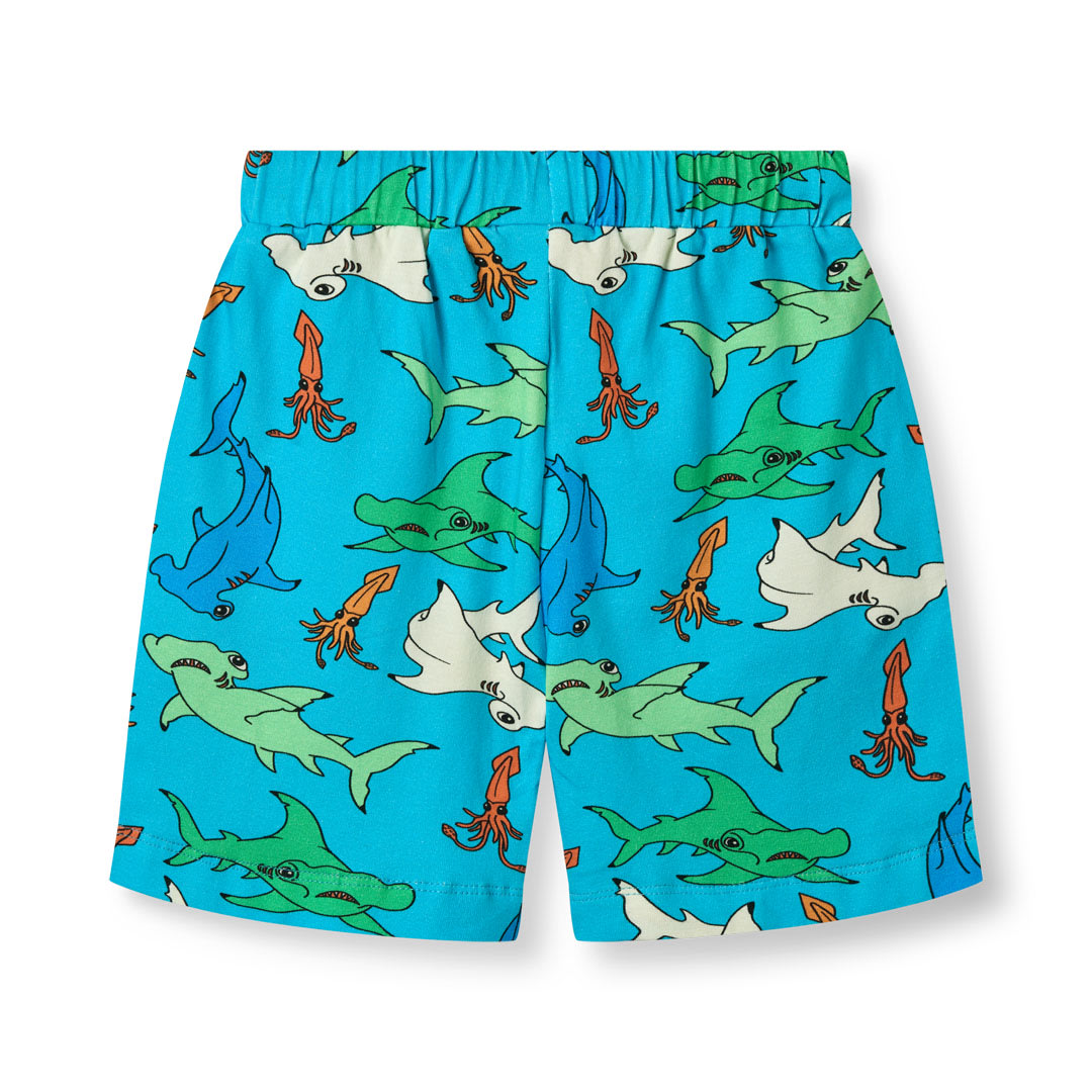 Shorts mit Hammerhaien
