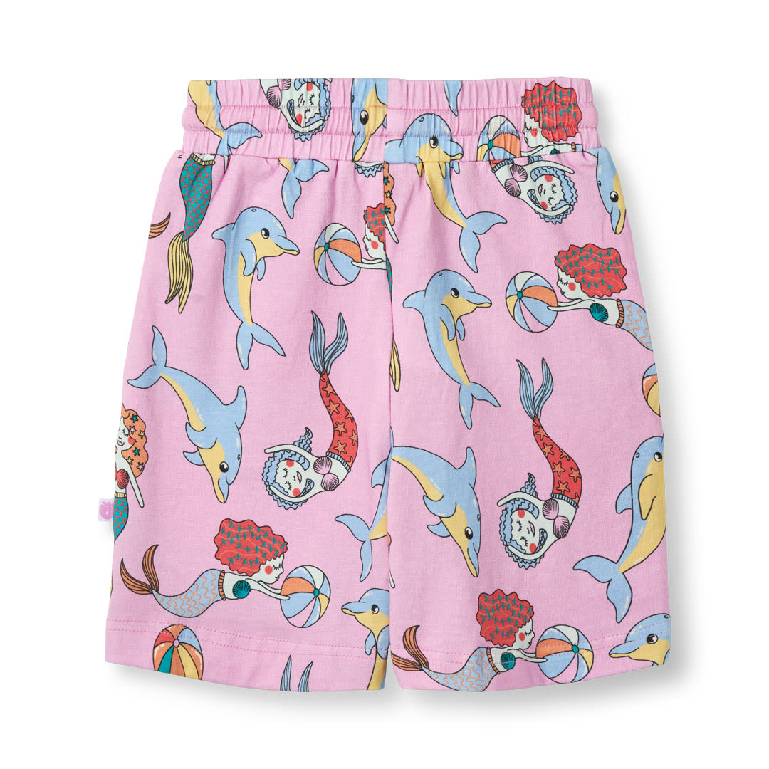 Shorts mit Meerjungfrauen und Delfinen