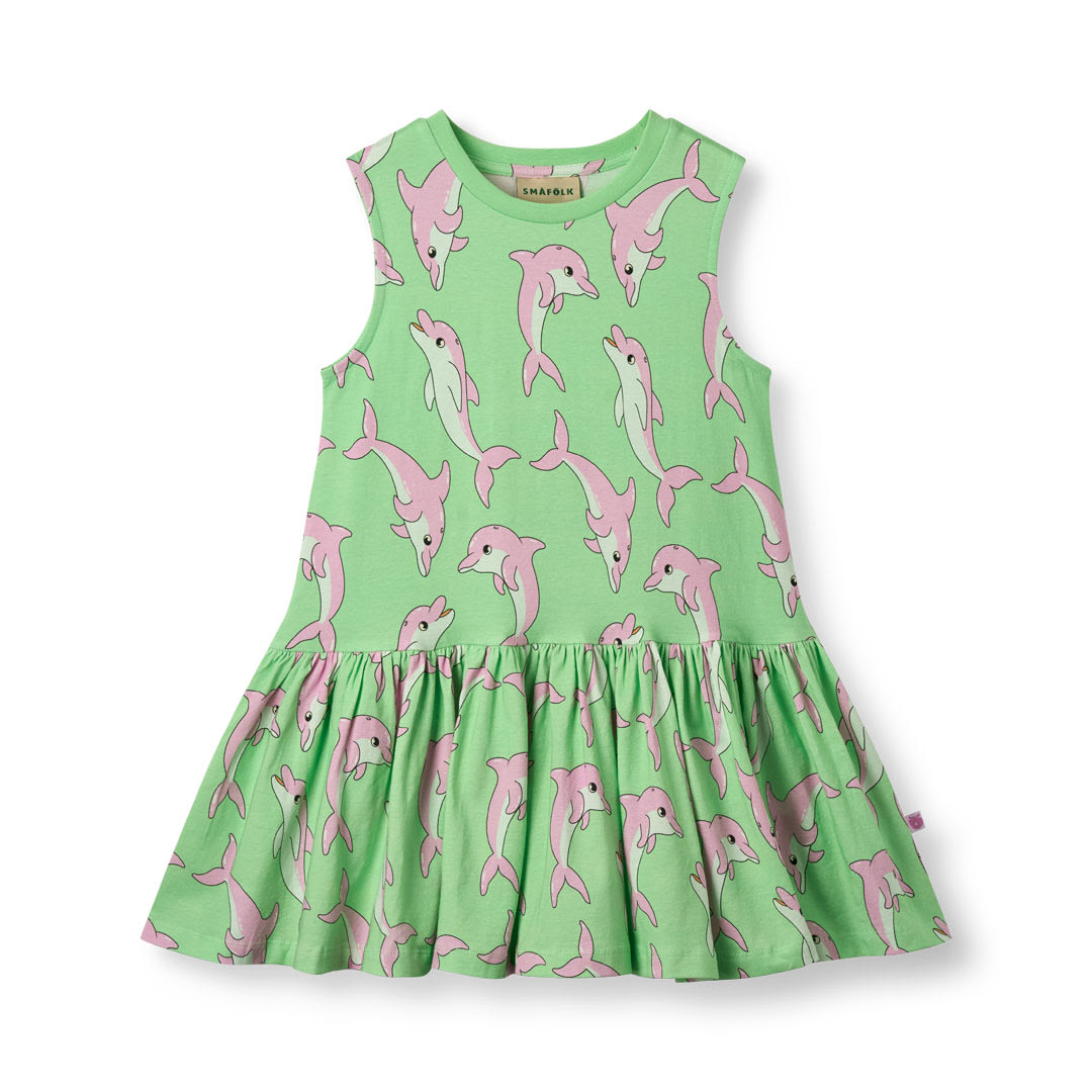 Ärmellos Kleid mit Delfinen