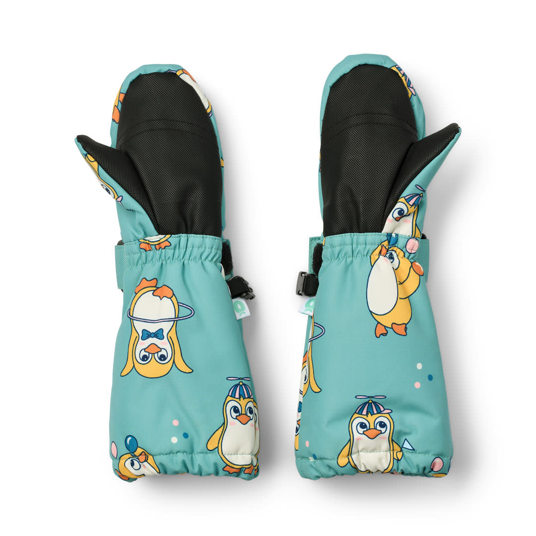 Fäustlinge mit Pinguinen