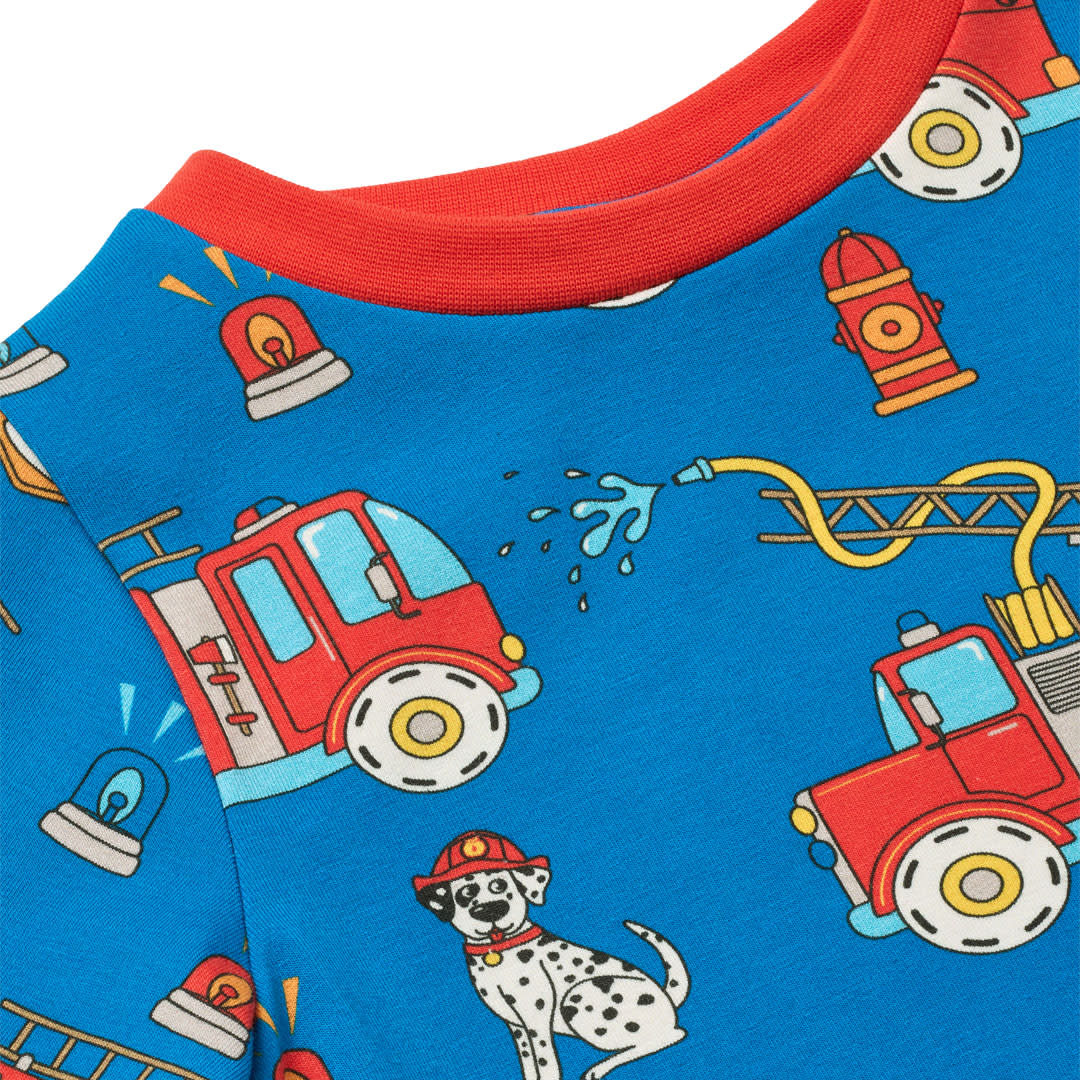Elstar Langarmshirt mit Feuerwehrauto