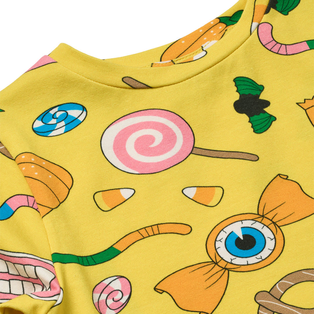 Gala Langarmshirt mit Halloween-Süßigkeiten