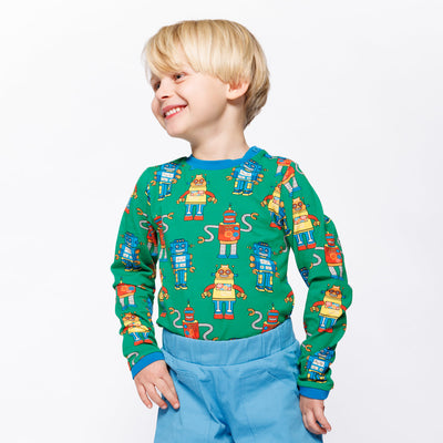 Umalin Langarmshirt mit Robotern