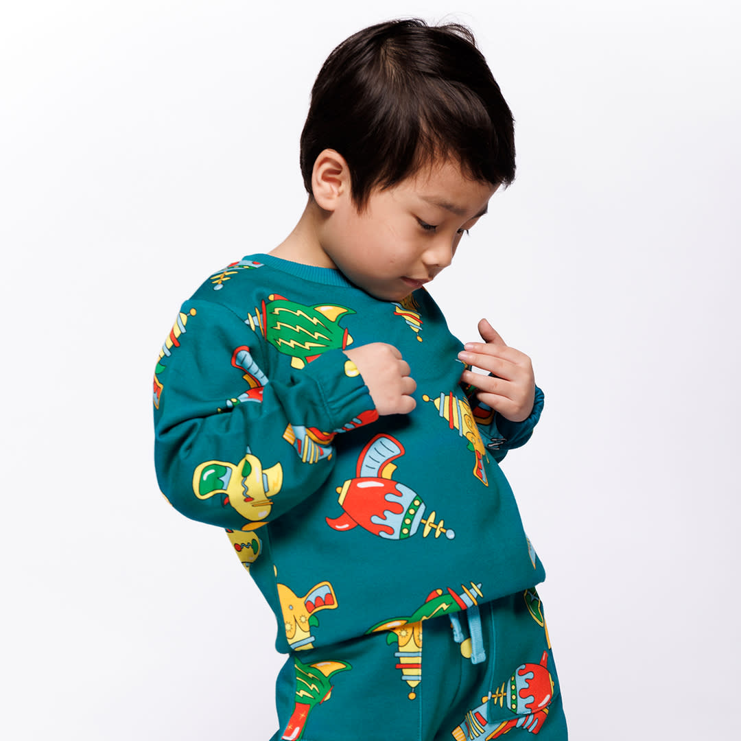 Yapeen Sweatshirt mit Space Blasters