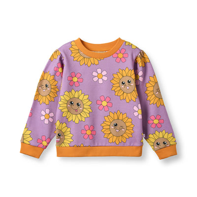 Hidden rose Sweatshirt mit Sonnenblumen