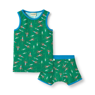 Elstar Unterwäsche-Set mit Raumschiffen