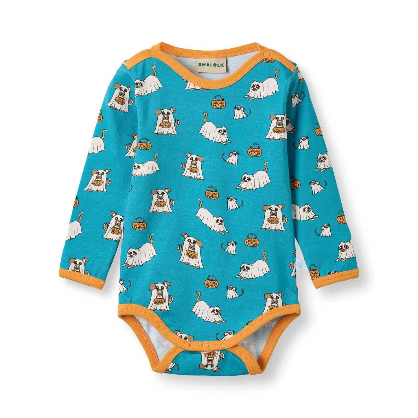 Elstar Langärmliger Baby Body mit Halloween-Haustier