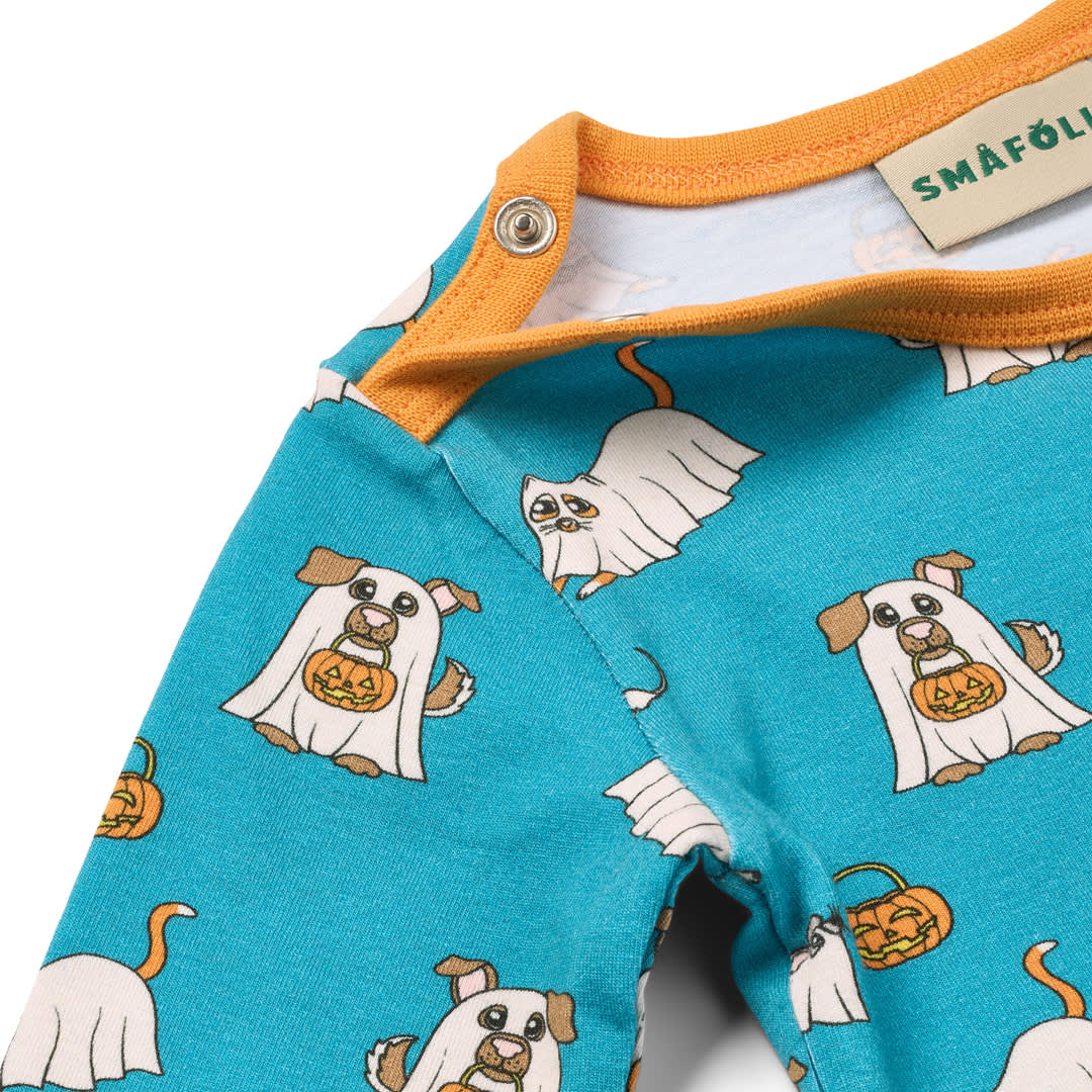 Elstar Langärmliger Baby Body mit Halloween-Haustier