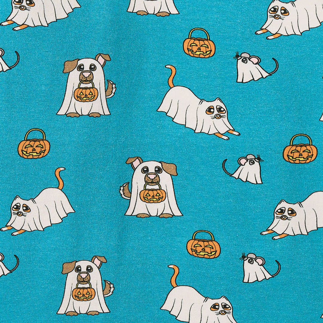 Elstar Langärmliger Baby Body mit Halloween-Haustier