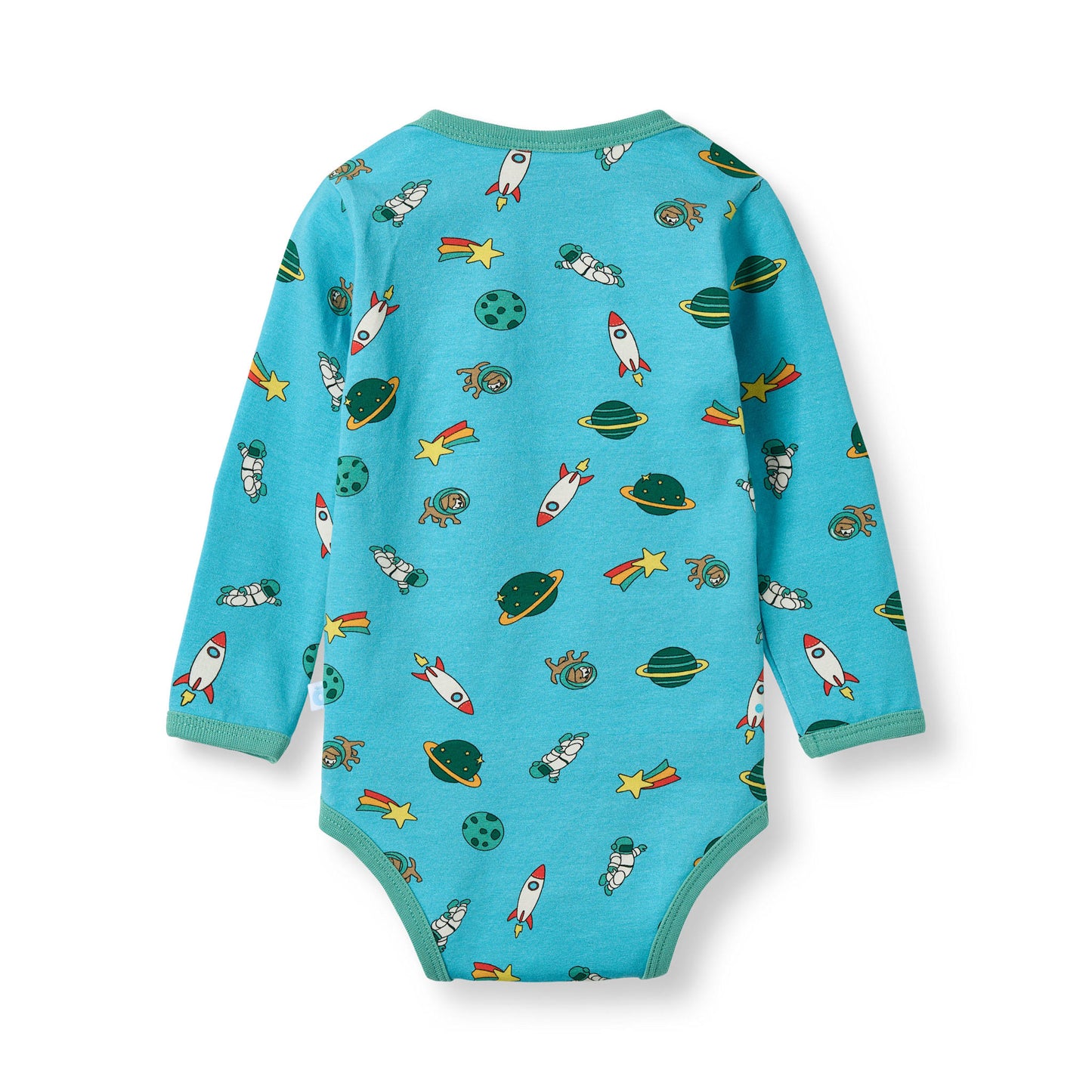 Elstar Langärmliger Baby Body mit dem Universum