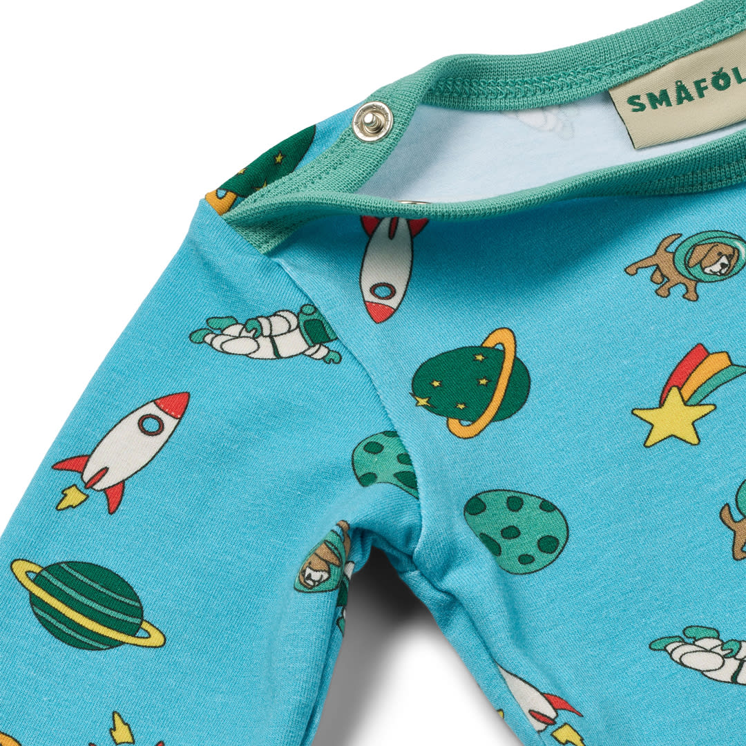 Elstar Langärmliger Baby Body mit dem Universum