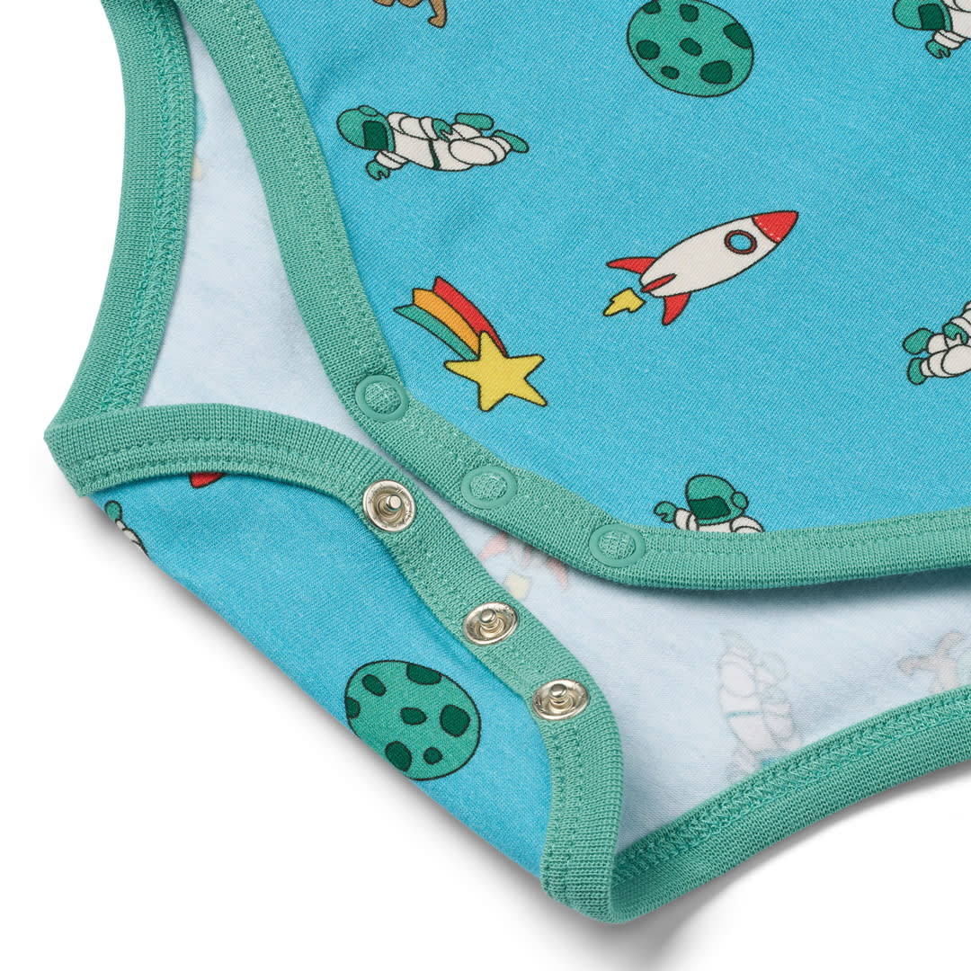 Elstar Langärmliger Baby Body mit dem Universum