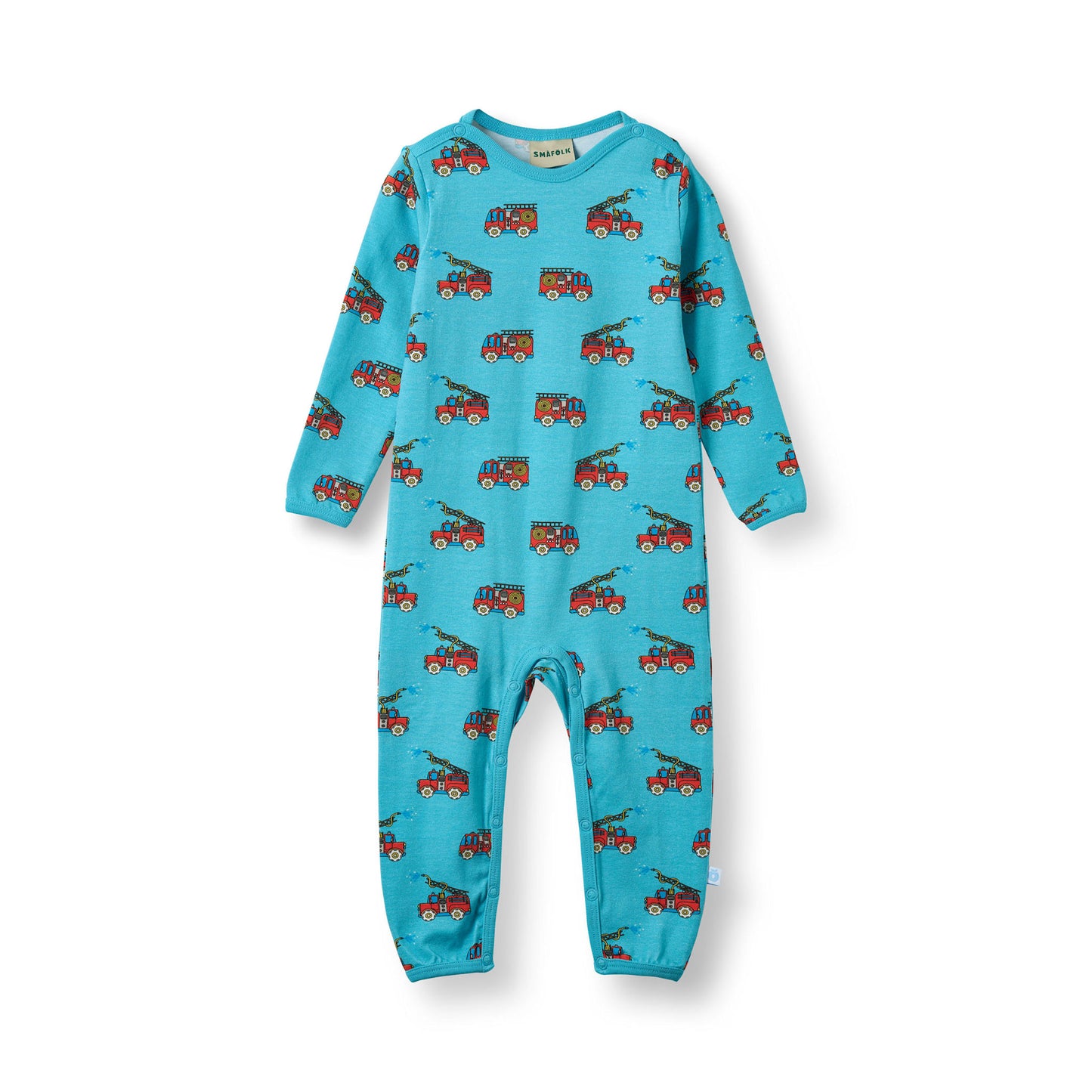 Elstar Langärmliger Strampler mit Feuerwehrauto