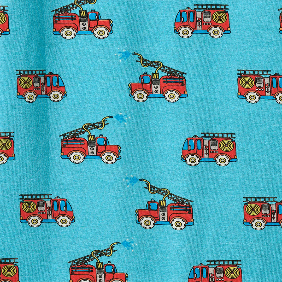 Elstar Langärmliger Strampler mit Feuerwehrauto