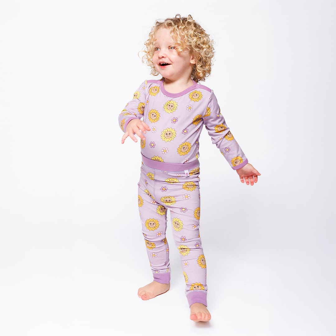 Elstar Leggings für Babys mit Sonnenblumen
