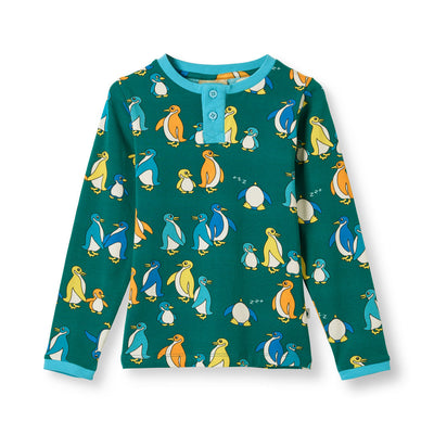 Wagener Langarmshirt mit Pinguinen