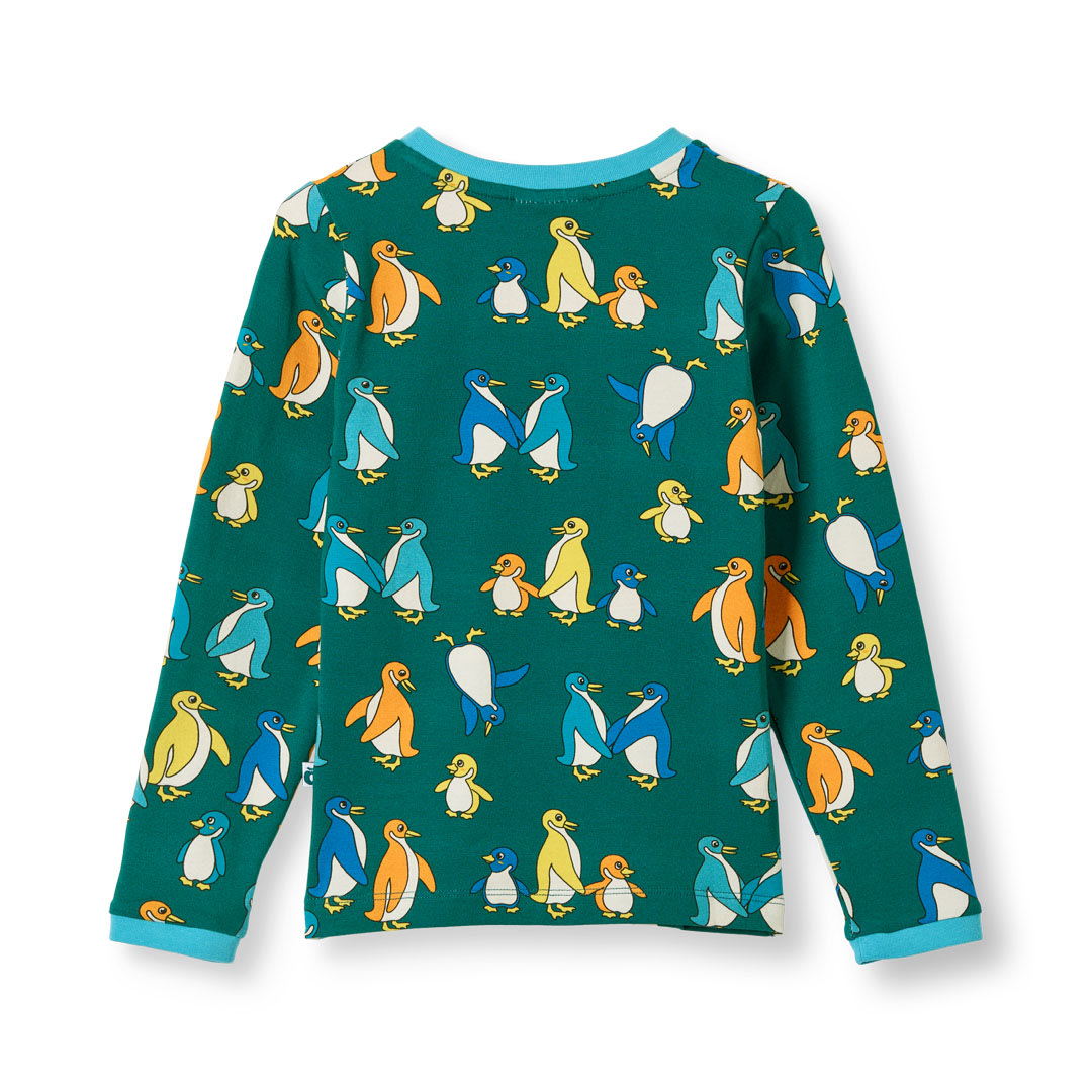 Wagener Langarmshirt mit Pinguinen