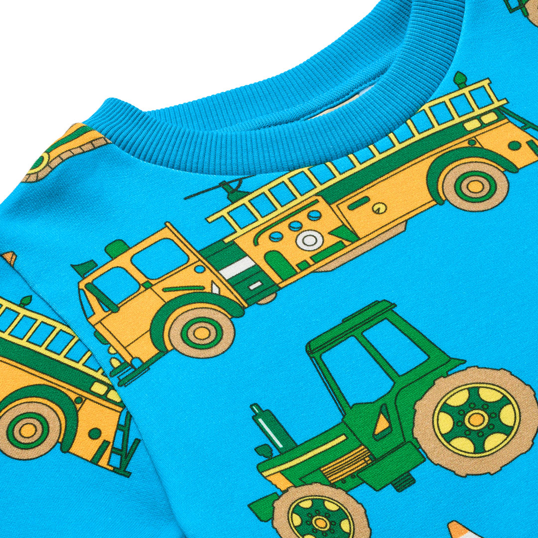Yapeen Sweatshirt mit Fahrzeugen