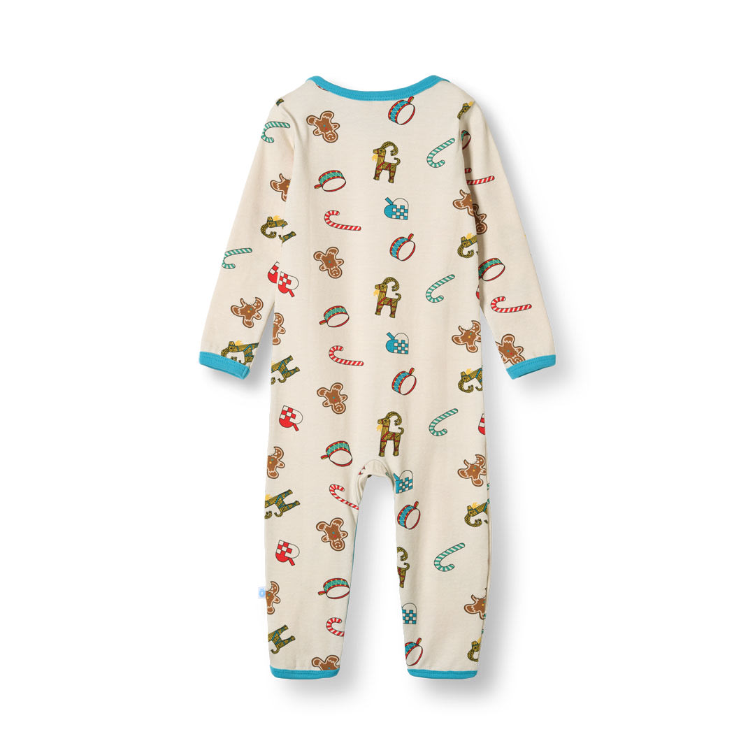 Ulm Langärmliger Strampler mit Weihnachtsdekorationen