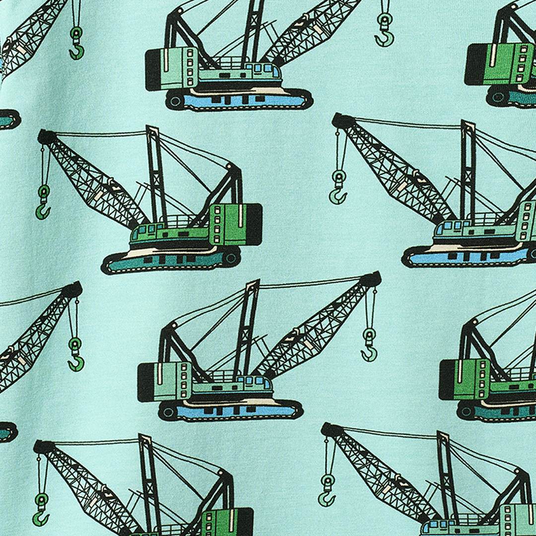 Gala Langarmshirt mit Kranmaschinen