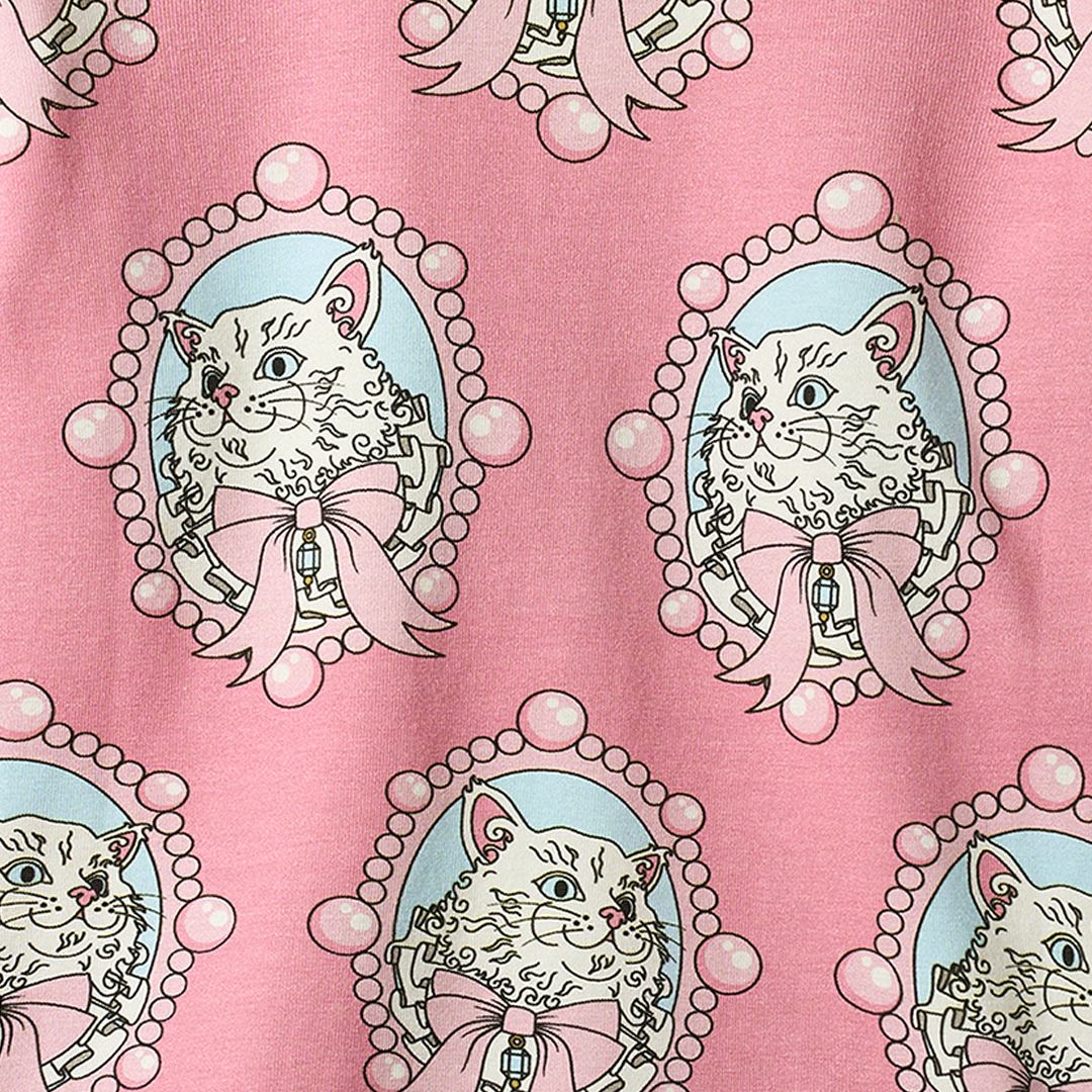 Gala Kleid mit Katzen