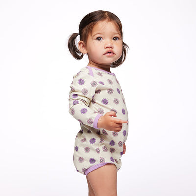Ulm Langärmliger Baby Body mit Blumen
