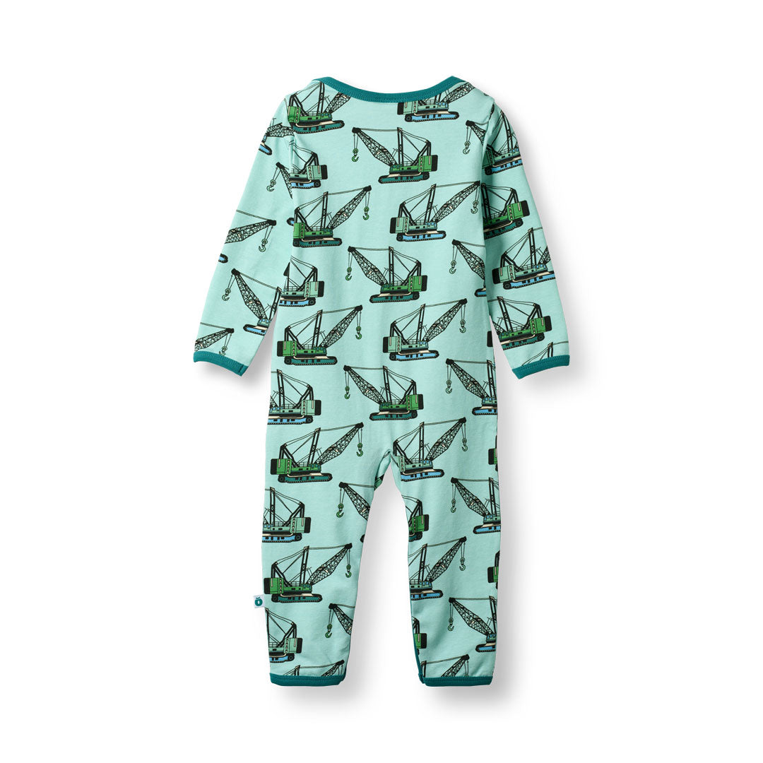 Ulm Langärmliger Strampler mit Kranmaschinen