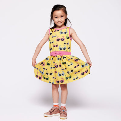 Evelina Ärmellos Kleid mit Sonnenbrille